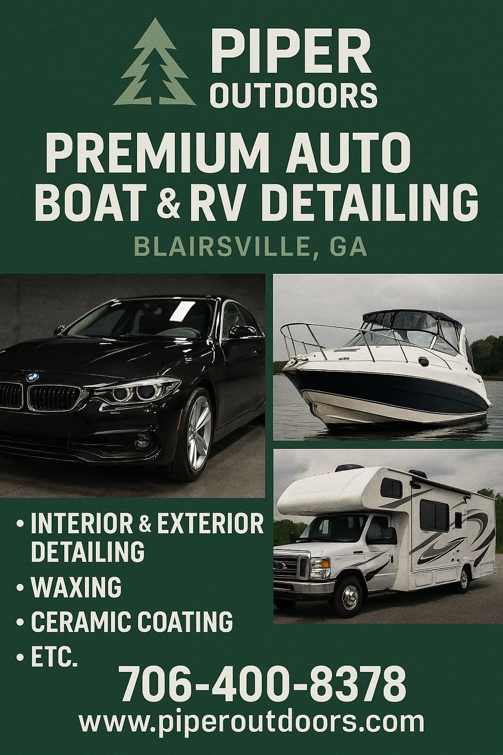 Mastering Vehicle Detailing: Tips from Piper Outdoors in Blairsville, Georgia image