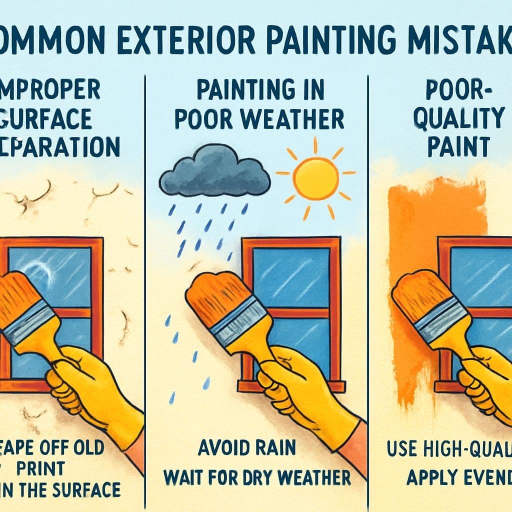 Featured post - Common Exterior Painting Mistakes and How to Avoid Them