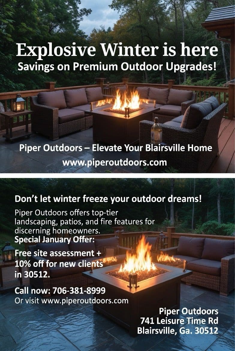 Explosive Winter Savings on Outdoor Upgrades in Blairsville image
