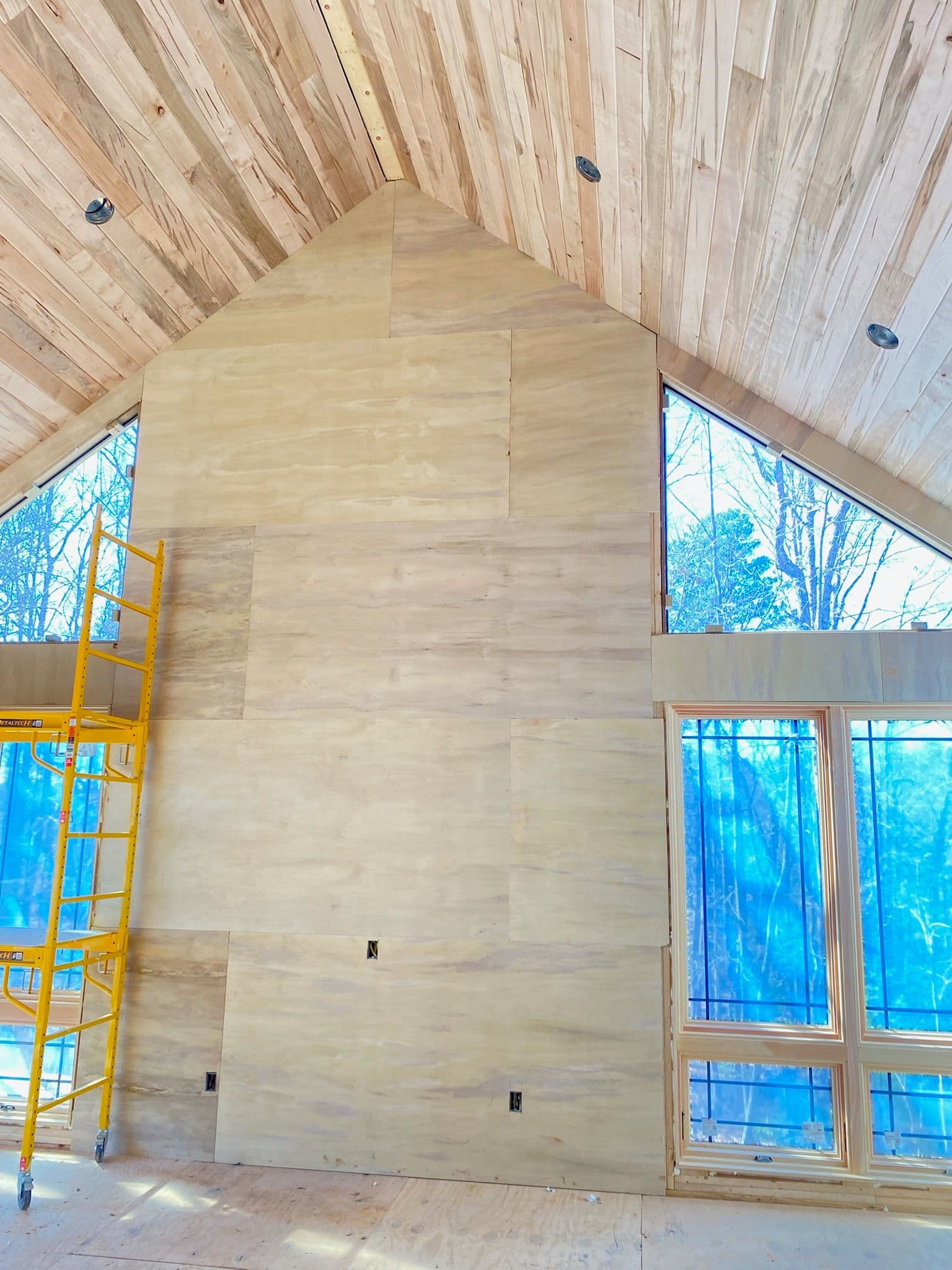 Wood Ceiling Installation in Scenic Space image